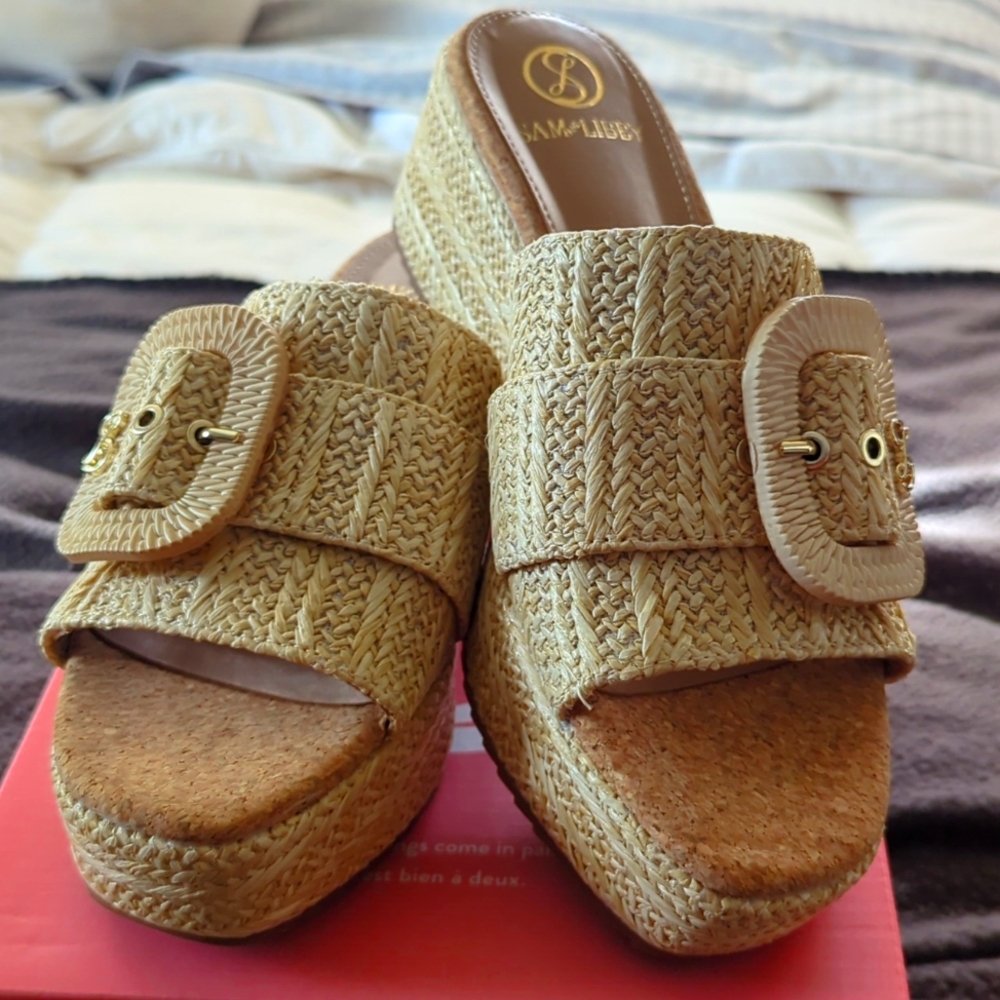 Espadrille Platform Sandals Size 7.5